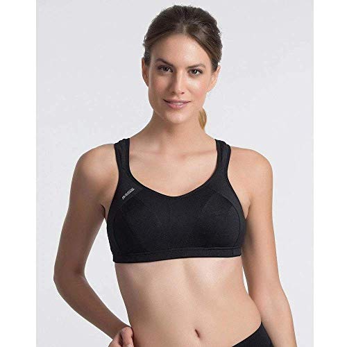 Shock Absorber Active - Sujetador Deportivo Mujer, Color Negro, Talla 36D (Talla Fabricante: 95D (Taille Fabricant 95D)