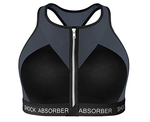 Shock Absorber Infinity Power Bra Sujetador Deportivo, Noir (Ardoise-Noir 0bx), 100C para Mujer