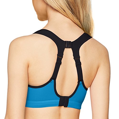 Shock Absorber Ultimate Fly Bra Sujetador Deportivo, Multicolor (Noir/Bleu Profond 08v), 95E (Taille Fabricant: Taille Fabricant 95E) para Mujer