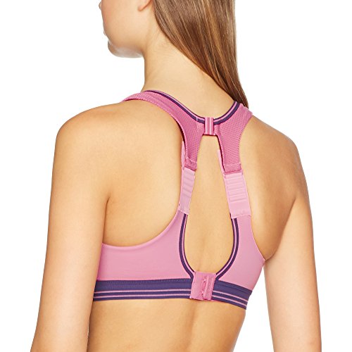 Shock Absorber Ultimate Run Bra, Sujetador Deportivo para Mujer, Multicolor (Rosa/Morado), 95B