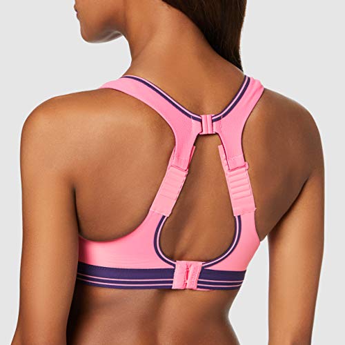 Shock Absorber Ultimate Run Bra, Sujetador Deportivo para Mujer, Multicolor (Rosa/Morado), 95B