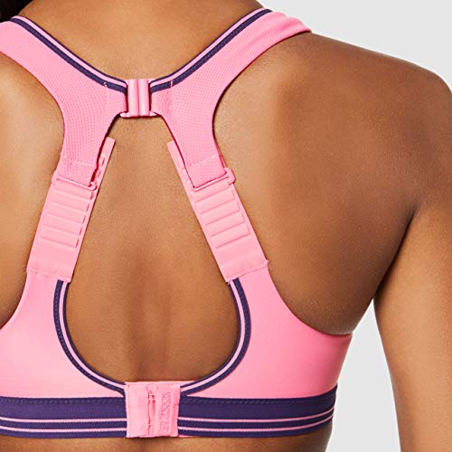 Shock Absorber Ultimate Run Bra, Sujetador Deportivo para Mujer, Multicolor (Rosa/Morado), 95B