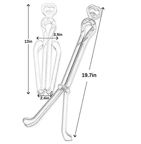 Shoes racks Paquete de 5 Insertos de Soporte para árbol de Botas Plegables para Botas Cortas y Altas a la Rodilla