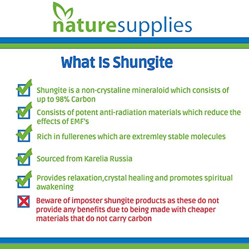 Shungite Powder – Polvos de Karelia en Rusia, 100 g, potente filtro de carbono que elimina contaminantes de la desintoxicación por agua