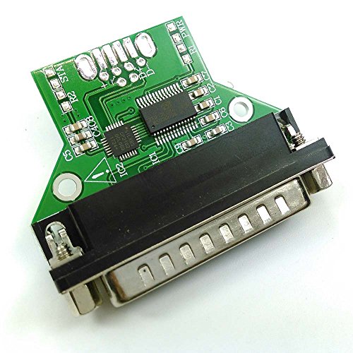 Silabs CP2102 - Cable adaptador de impresora USB RS232 a DB25 para escáner de impresora de código de barras