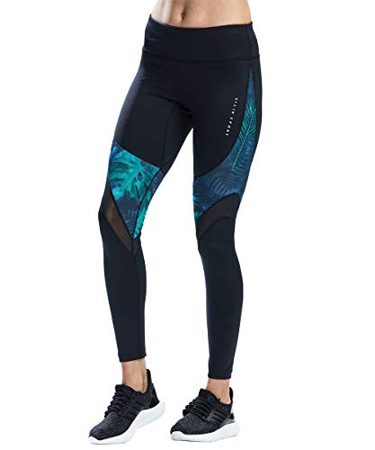 SILIK Womens Sports Workout Leggings atléticos Pantalones de Yoga de Longitud Completa Pantalones de Gimnasia para Correr Medias Verde M