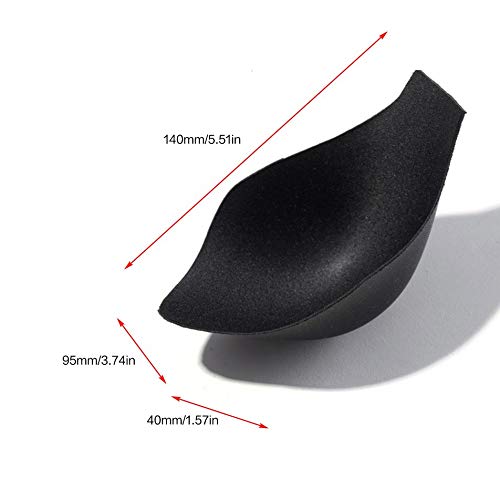 Silverdewi Bulge Cup Transge Sponge Cup Enhancer Hombres Ropa Interior Calzoncillos Sexy Bulge Penis Pouch Pad Magic Buttocks Extraíble Push Up Cup-Black-1 Size