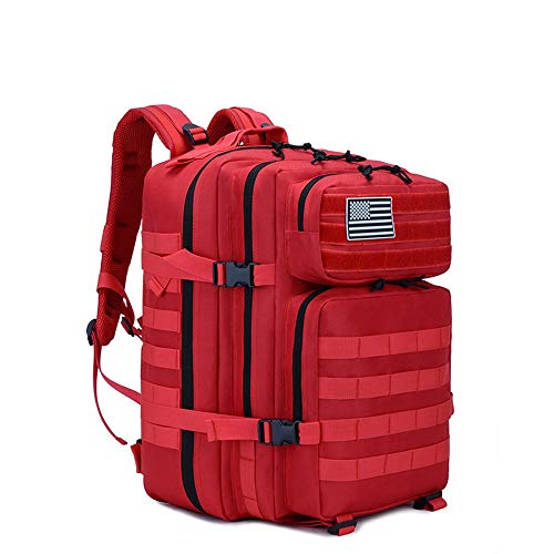 SJAPEX Mochila Táctica Militar 45L, Paquete de Asalto de Gran Capacidad para Utilidad Militar Bolsa de Emergencia, para Caza Senderismo Acampada Actividad al Aire Libre