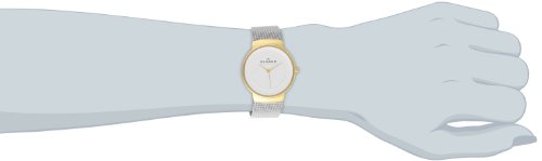 Skagen Reloj Analogico para Mujer de Cuarzo con Correa en Chapado en Acero Inoxidable SKW2076