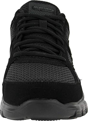 Skechers Burns 52635-bbk, Zapatillas para Hombre, Negro (Black 52635/Bbk), 42 EU