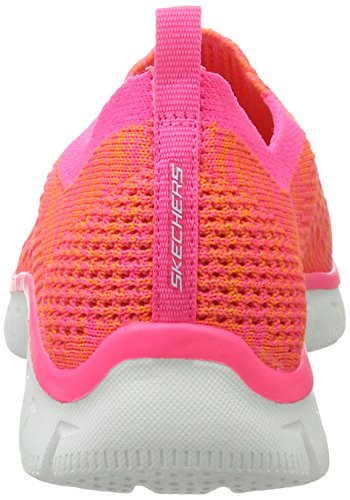 Skechers Empire-Inside Look, Zapatillas para Mujer, Naranja (Orhp), 37 EU