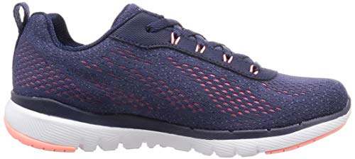 Skechers Flex Appeal 3.0, Zapatillas para Mujer, Azul, 41 EU