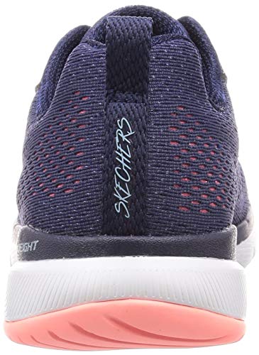 Skechers Flex Appeal 3.0, Zapatillas para Mujer, Azul, 41 EU