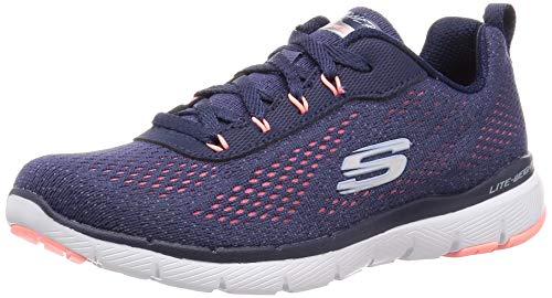 Skechers Flex Appeal 3.0, Zapatillas para Mujer, Azul, 41 EU