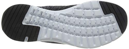Skechers Flex Appeal 3.0, Zapatillas para Mujer, Negro (Black Knit Mesh/White Trim Bkw), 35 EU