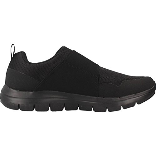 Skechers Flex Ventaja 2.0 Gurn para Hombre Malla Entrenador 11 UK/ 46 EU Negro/Negro