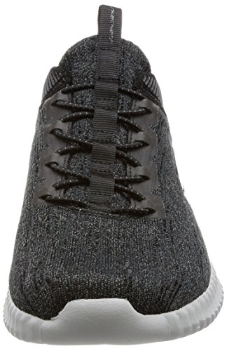 Skechers Men Elite Flex-Hartnell Trainers, Black (Black/Grey), 42 EU (8 UK)