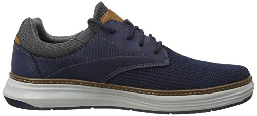 Skechers Moreno, Zapatillas para Hombre, Azul (Navy Mesh Nvy), 45 EU