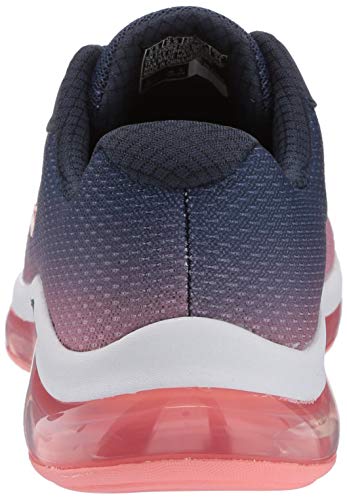 Skechers Skech-Air Element 2.0, Zapatillas para Mujer, Azul Marino Malla Rosa Caliente Borde Nvhp, 38 EU