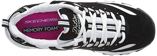 Skechers Women’s D'Lites Me Time TrainersBlack (bkw)4 UK(37 EU)