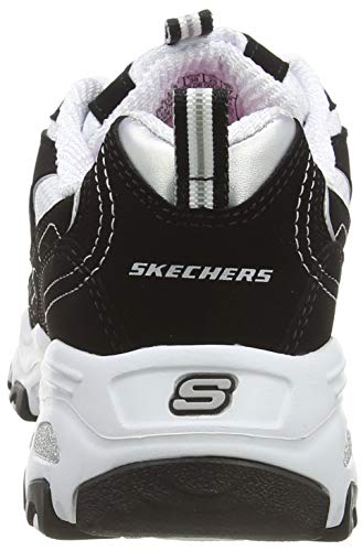 Skechers Women’s D'Lites Me Time TrainersBlack (bkw)4 UK(37 EU)