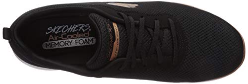 Skechers Women's Flex Appeal 3.0-first Insight Trainers, Black (Black Mesh/Rose Gold Trim Bkrg), 6 UK (39 EU)