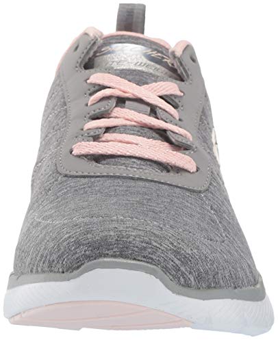 Skechers Women's Flex Appeal 3.0-INSIDERS Trainers, Grey (Grey Light Pink Gylp), 3 UK 36 EU