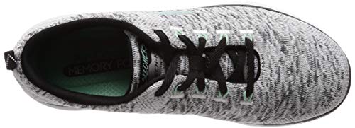 Skechers Women's Flex Appeal 3.0 Trainers, White (White Black Wbk), 3 UK, 36 EU