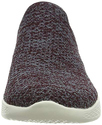 Skechers You, Zapatillas sin cordones para Mujer, Rojo (Burgundy), 37 EU