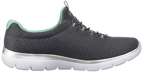 Skechers - Zapatillas deportivas Summits para mujer, color Gris, talla 36 EU