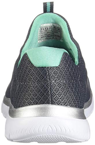 Skechers - Zapatillas deportivas Summits para mujer, color Gris, talla 36 EU