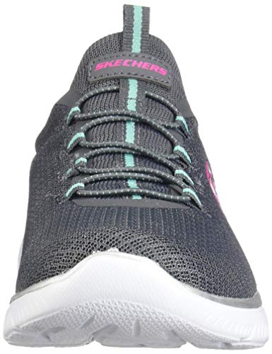 Skechers - Zapatillas deportivas Summits para mujer, color Gris, talla 36 EU