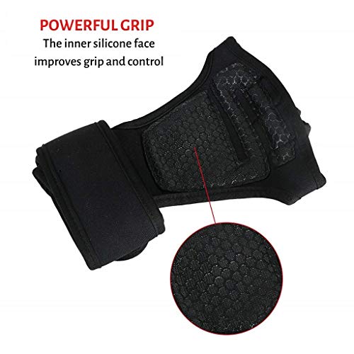 Skevic Guantes Gimnasio Hombre y Mujer - Guantes de Gym para Levantamiento de Pesas, Barra Dominadas, Crossfit, Calistenia, etc. Guantes Fitness Transpirable y Antideslizante con Muñequeras Gym