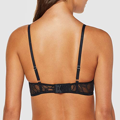 Skiny Azalea Schalen BH Sujetador, Negro (Black 7665), 85D (Talla del Fabricante: 70 D) para Mujer