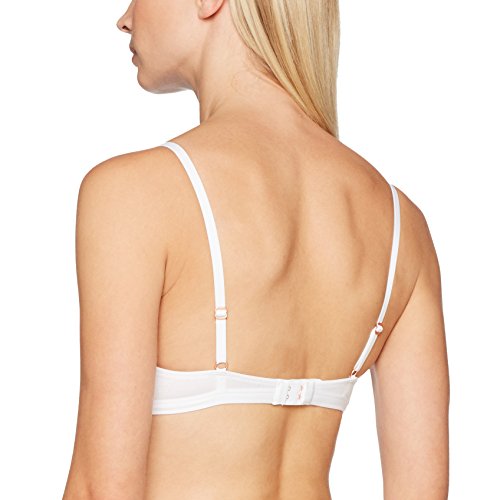 Skiny Smart Cotton Triangel Gepaddet Sujetador sin Aros, Blanco (White 0500), 100A (Talla del Fabricante: 85A) para Mujer