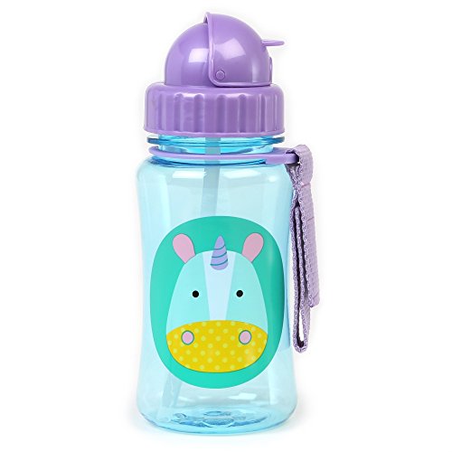 Skip Hop Zoo Unicorn - Botella con pajita de recambio