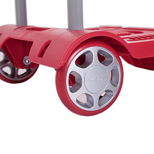 SKPAT - Carro para Mochilas Escolares Infantiles Niño Niña Adaptables Ligero Resistente en 6 Colores 1015, Color Rojo