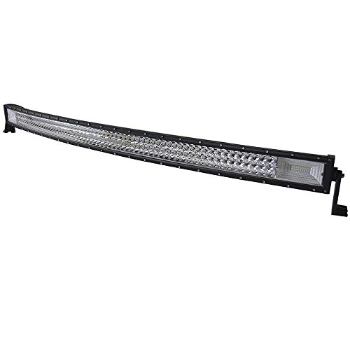 SKYWORLD Barras de luz LED curvadas, 42 pulgadas 106.7 cm 540W Combinación de inundación de punto de triple fila Viga Luz de niebla de conducción todoterreno para camión todoterreno 4WD ATV 4x4 Pickup