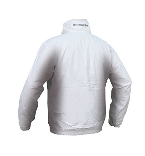 Slam - Chaqueta de marinero de verano para hombre, repelente al agua, resistente al viento, dos bolsillos internos, 100% nailon, XS, Rojo