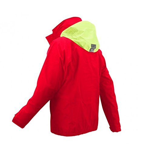 Slam Force 1 - Chaqueta impermeable (10,000 mm, 100% nailon), XXXL, Rojo