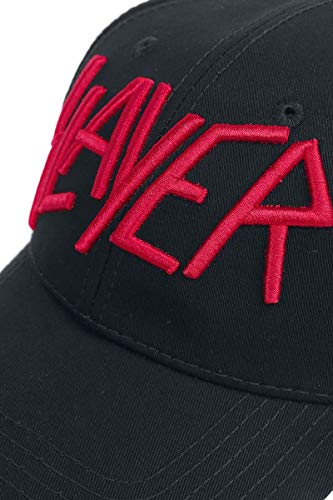 Slayer Gorra Beisbolera Oficial Con Logo Bordado - Negro