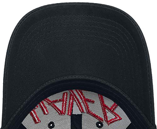 Slayer Gorra Beisbolera Oficial Con Logo Bordado - Negro