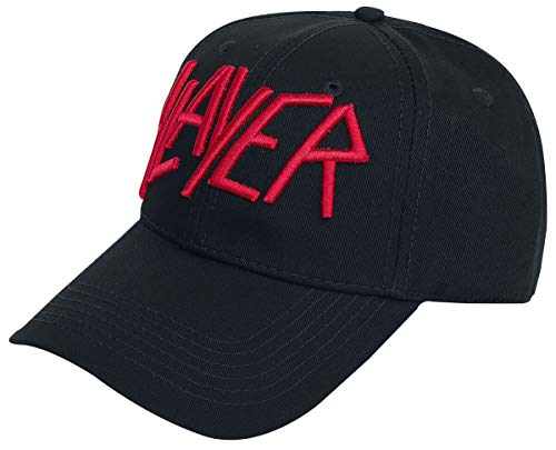 Slayer Gorra Beisbolera Oficial Con Logo Bordado - Negro