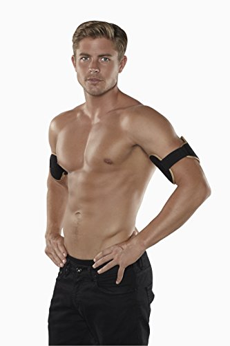 Slendertone Brazaletes de bíceps y tríceps H / F Tonificación Unisex-Adulto, Negro, 25 a 45 cm