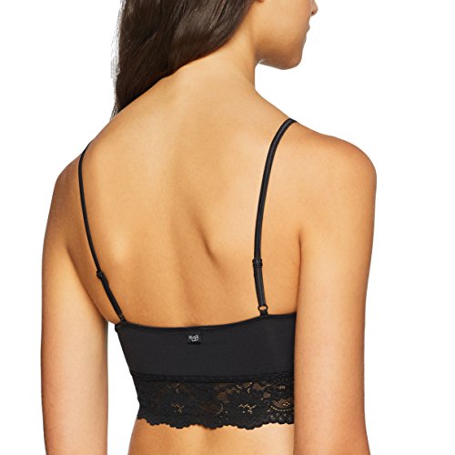 Sloggi Romance Bralette Camiseta sin Mangas, Negro (Black 0004), 44 para Mujer