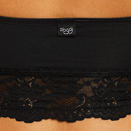 Sloggi Romance Bralette Camiseta sin Mangas, Negro (Black 0004), 44 para Mujer