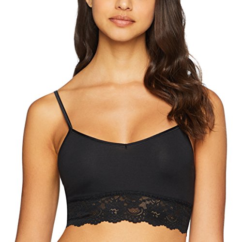 Sloggi Romance Bralette Camiseta sin Mangas, Negro (Black 0004), 44 para Mujer