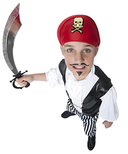 Smiffy de - Pirate Costume Kids Costume Buccaneer Pirate Gr. Talla S 4-6 años.115-128cm