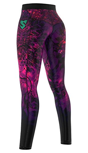 SMMASH Dream Deportivos Leggins Largos Mujer, Mallas Deporte Mujer, Yoga, Fitness, Crossfit, Correr, Material Transpirable y Antibacteriano, (S)