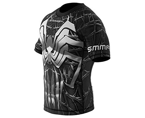 SMMASH VENOMOSO Camiseta de manga corta para hombre para MMA, UFC, BJJ (XXL)